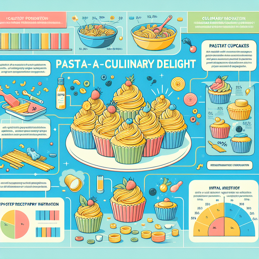 Infographic for Giada De Laurentiis' Pasta Cupcakes: A Culinary Innovation Delight