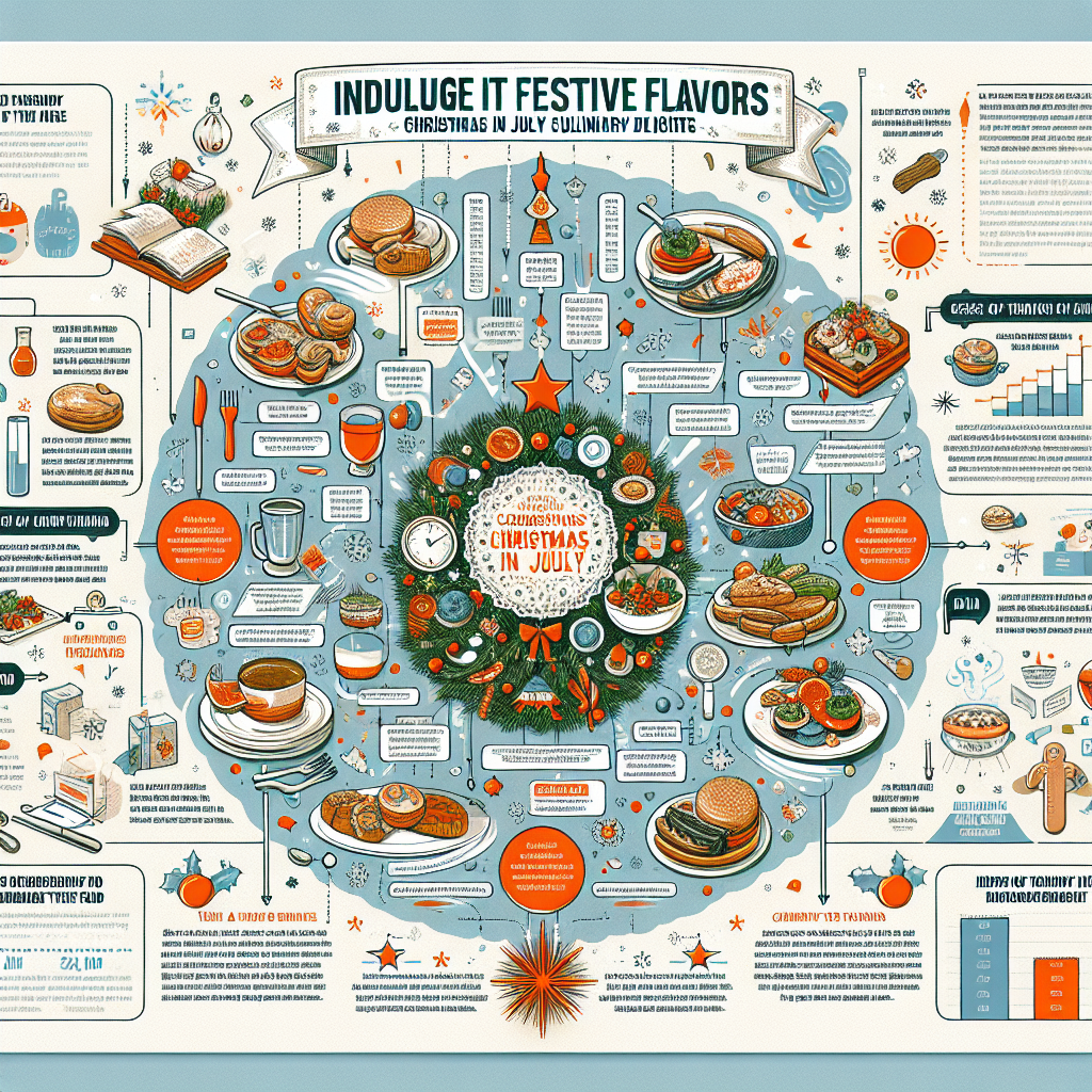 Infographic for Indulge in Festive Flavors: Christmas in July Culinary Delights
