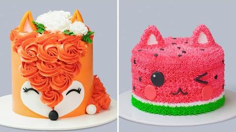 Innovative Birthday Cake Decorations: Animals, Flowers, Squiggles & More