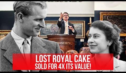 Royal Enthusiast Buys Queen’s 78-Year-Old Wedding Cake Slice