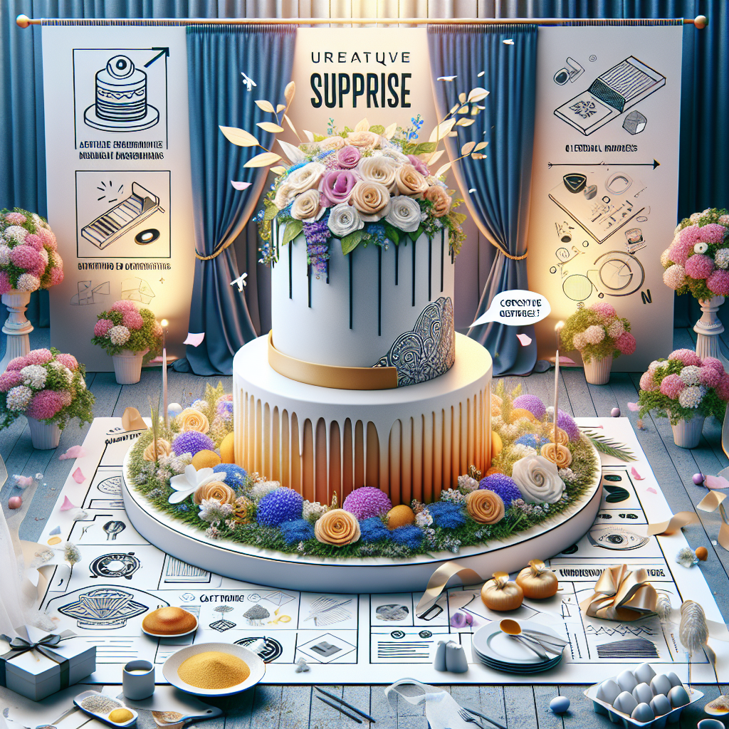 Innovative Wedding Cake Conceals Surprise, Saves Costs